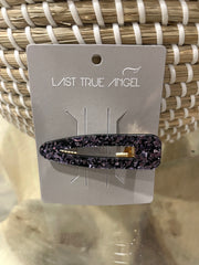 Lilac Foil Resin Hair Clip