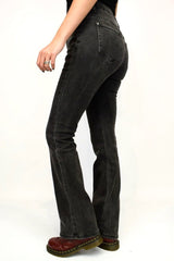 Charcoal Flared Jeans - bestacaiberryselect