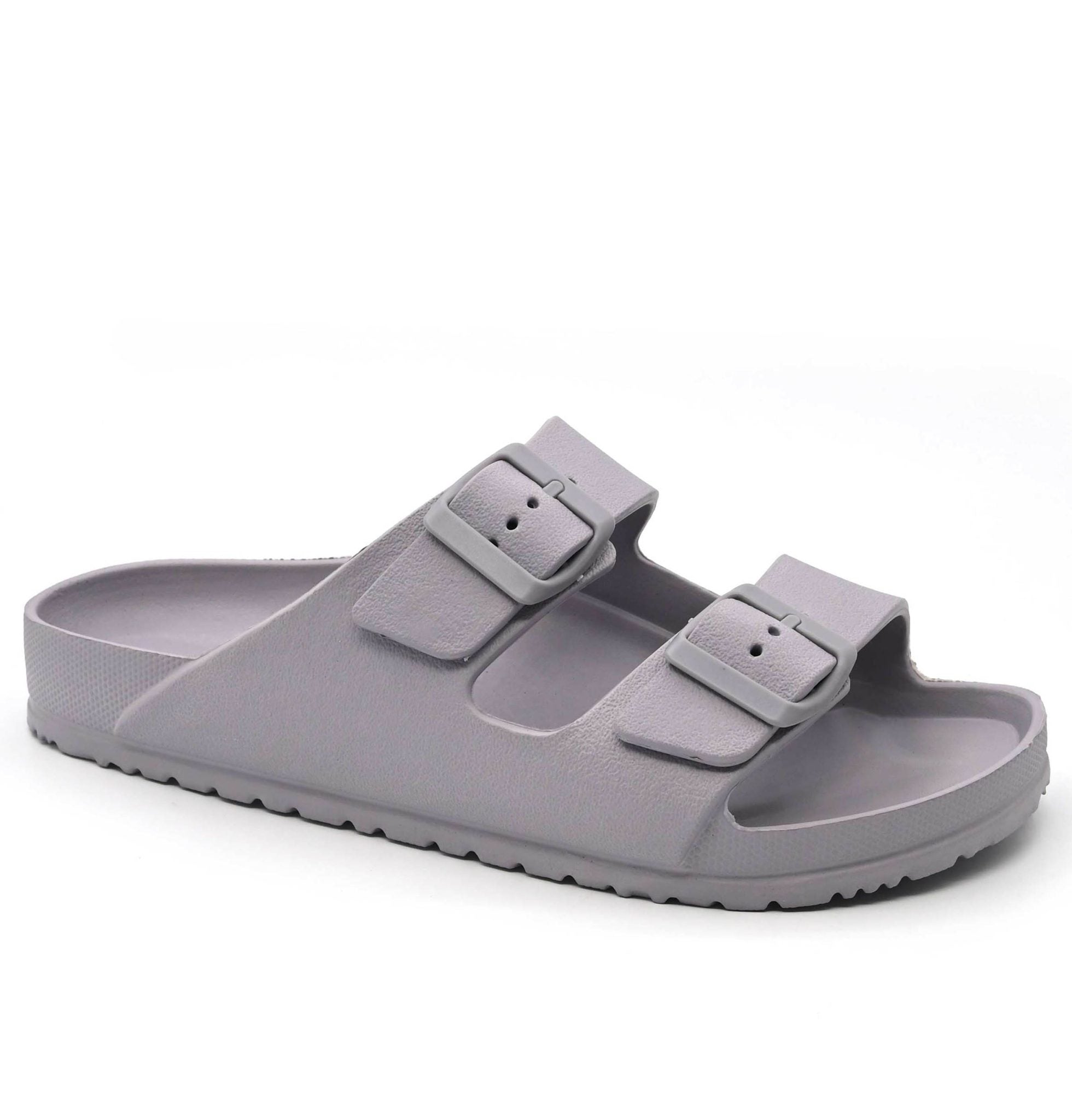 Grey Shell Sandals - bestacaiberryselect