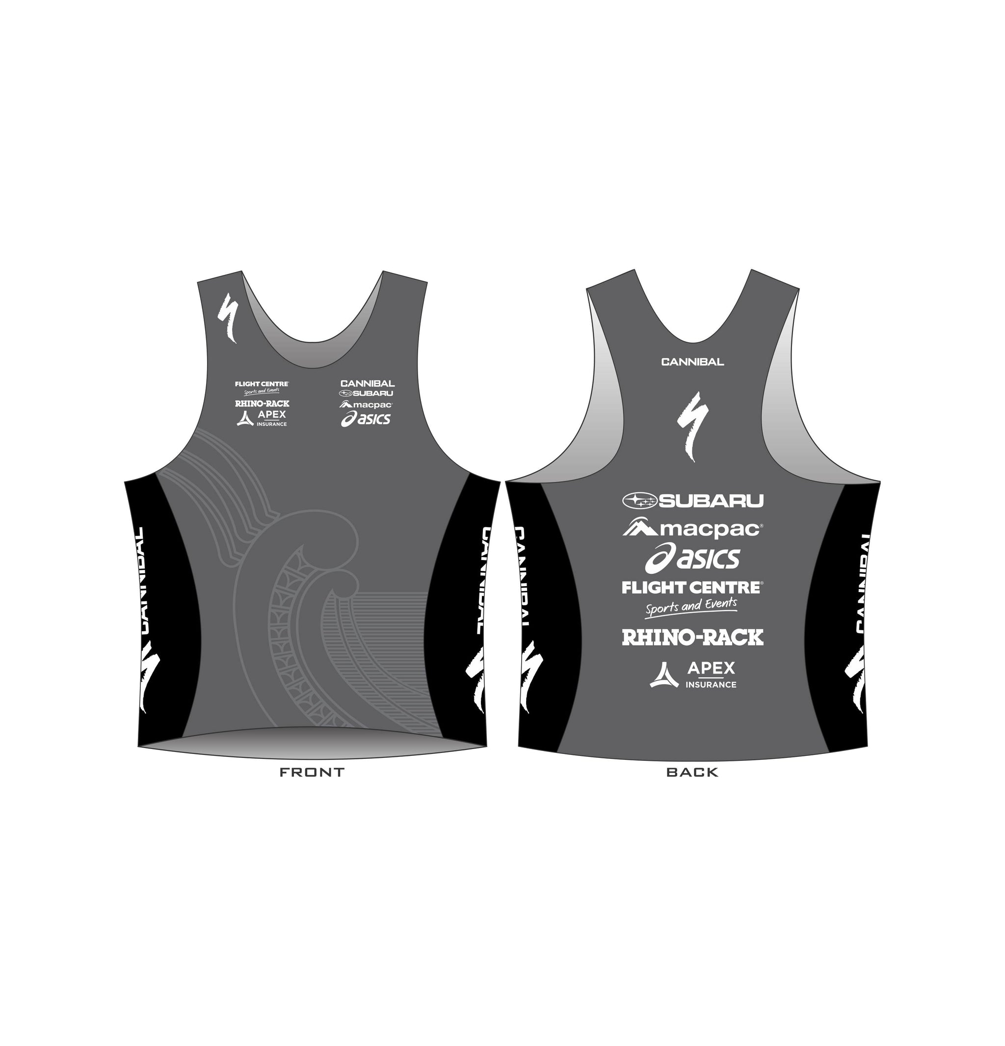 CUSTOM RUNNING SINGLET - Cannibal Online