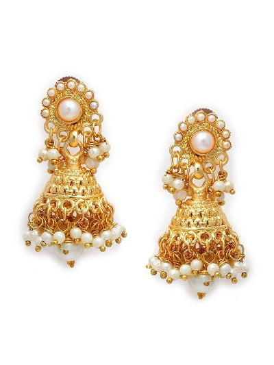 gold pearl choker set for women