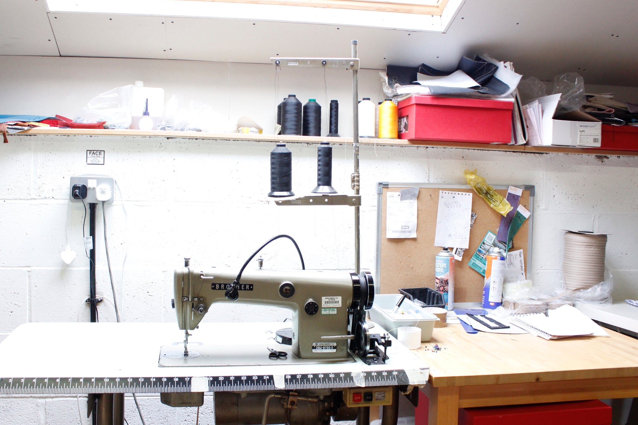 Lee Smith's Loose Button Cutting Sewing Room Workshop
