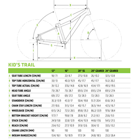 cannondale trail kids