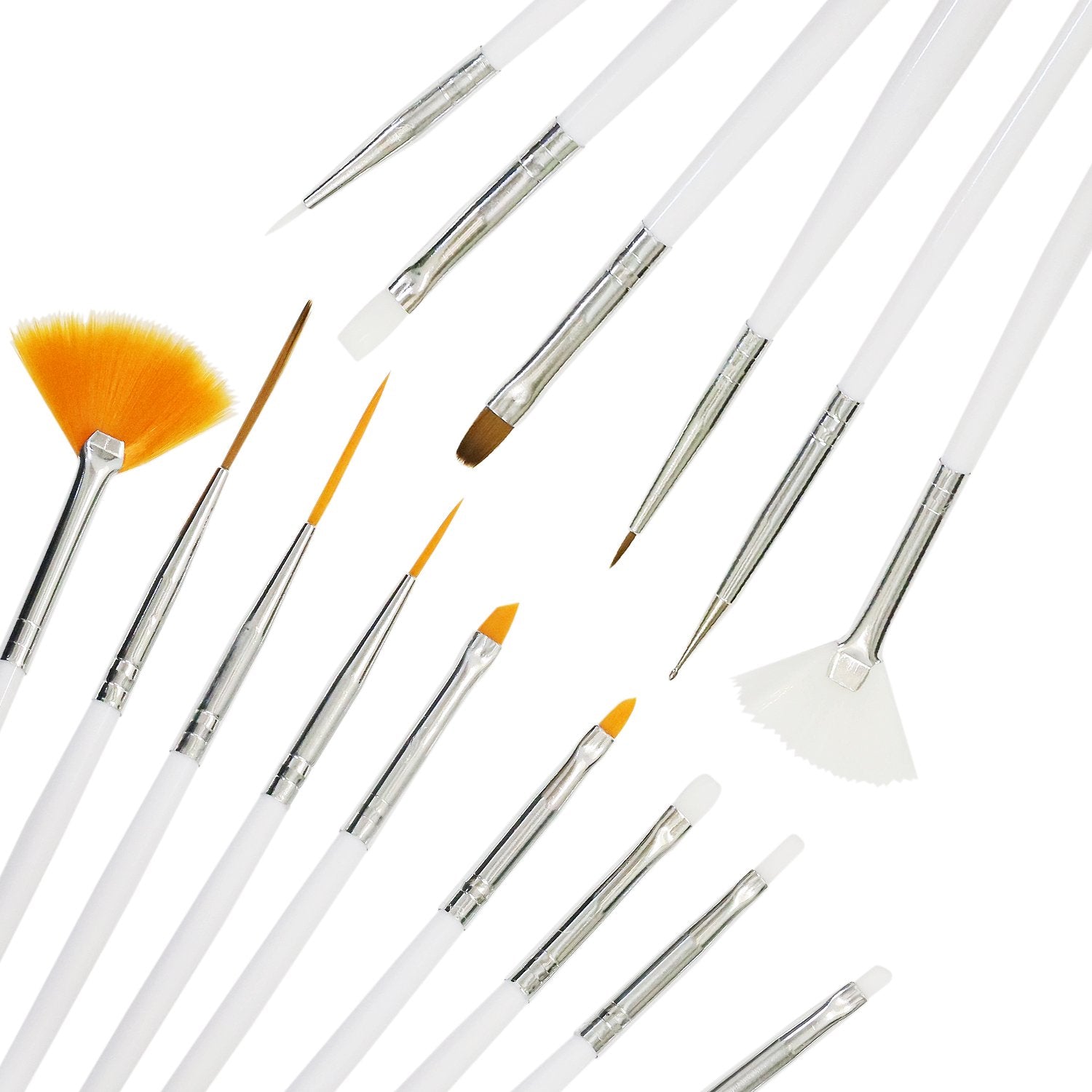 Set of 15 Nail Art Brushes – Naio Nails