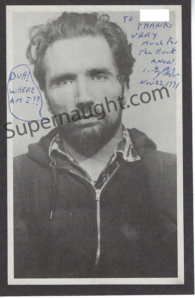 Gary Heidnik Photo Signed With Notated Newspaper Article – Supernaught