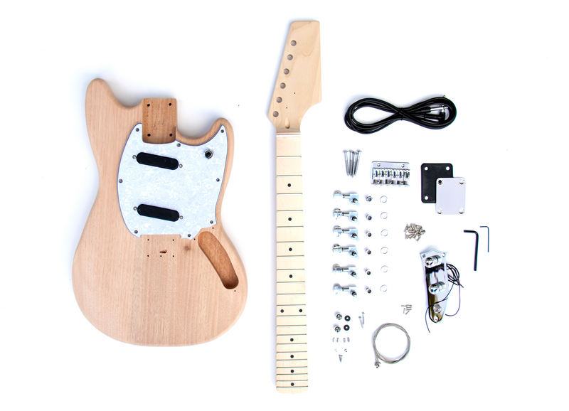 Diy Electric Guitar Kit Offset 2 Single Coil Build Your Own Guitar K The Fret Wire