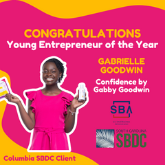 GaBBY Bows Inventor Gabby Goodwin named SBA Young Entrepreneur of the Year for state of South Carolina