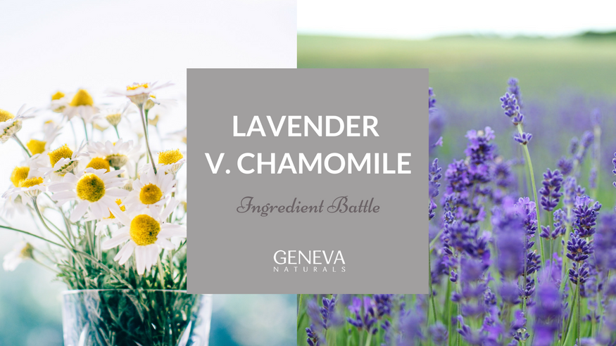 lavender v chamomile for skin care