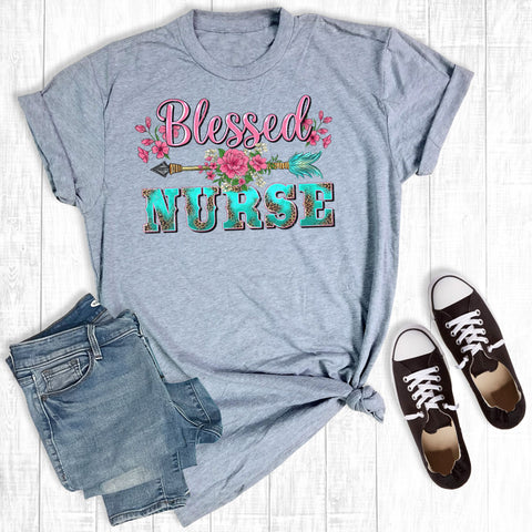 Blessed Nurse Light Grey