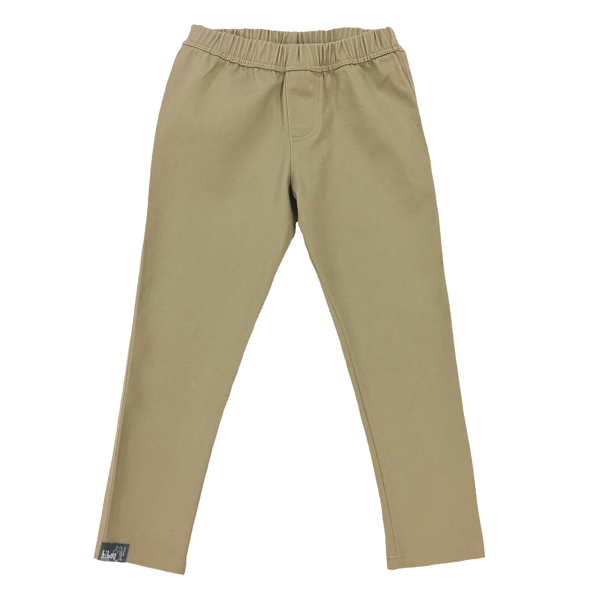 fitted khaki pants