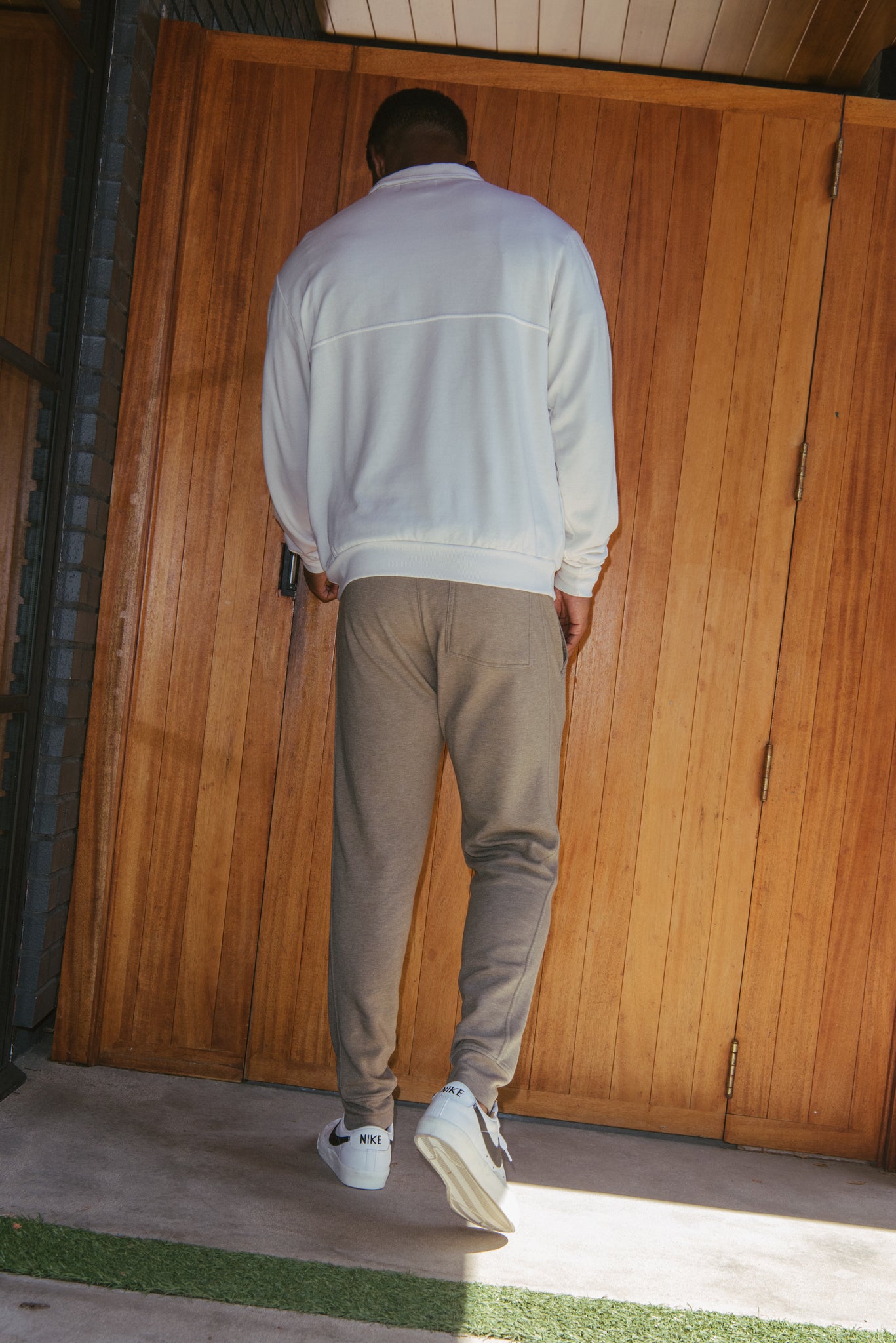 Steel Panel Joggers in Olive Branch