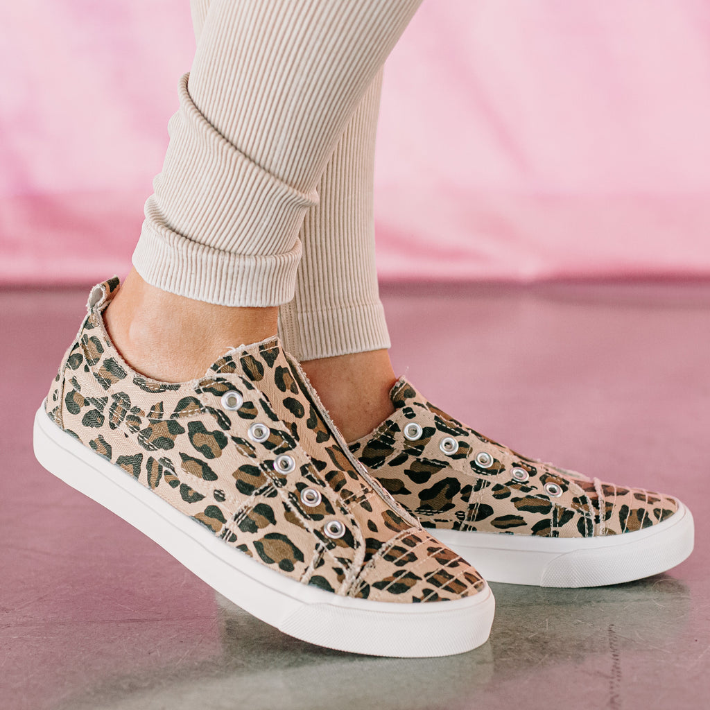 corkys leopard sneakers