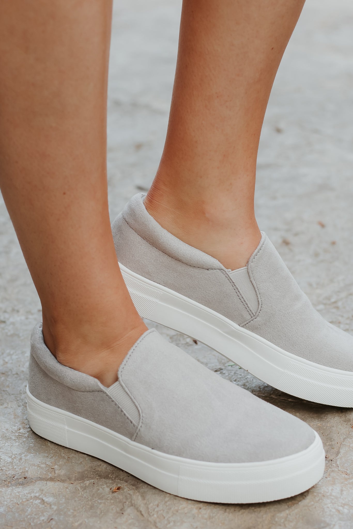 *NEW* Hike Grey Slip On Sneakers | ShopBeYouBoutique