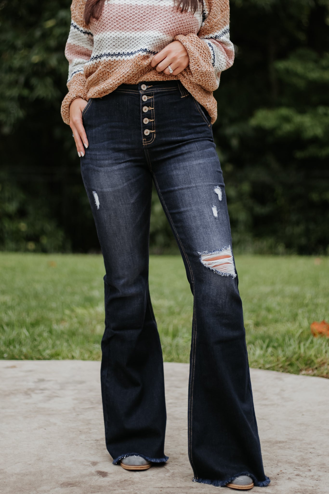 kancan flare jeans