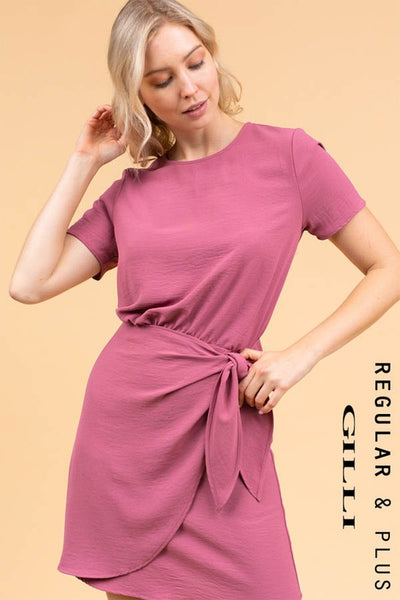 {Last Chance} Sally Short Sleeve Mini Dress ~ Mulberry *FINAL SALE ...