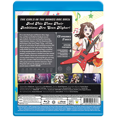 Bang Dream 2nd Season Complete Collection Sentai Filmworks