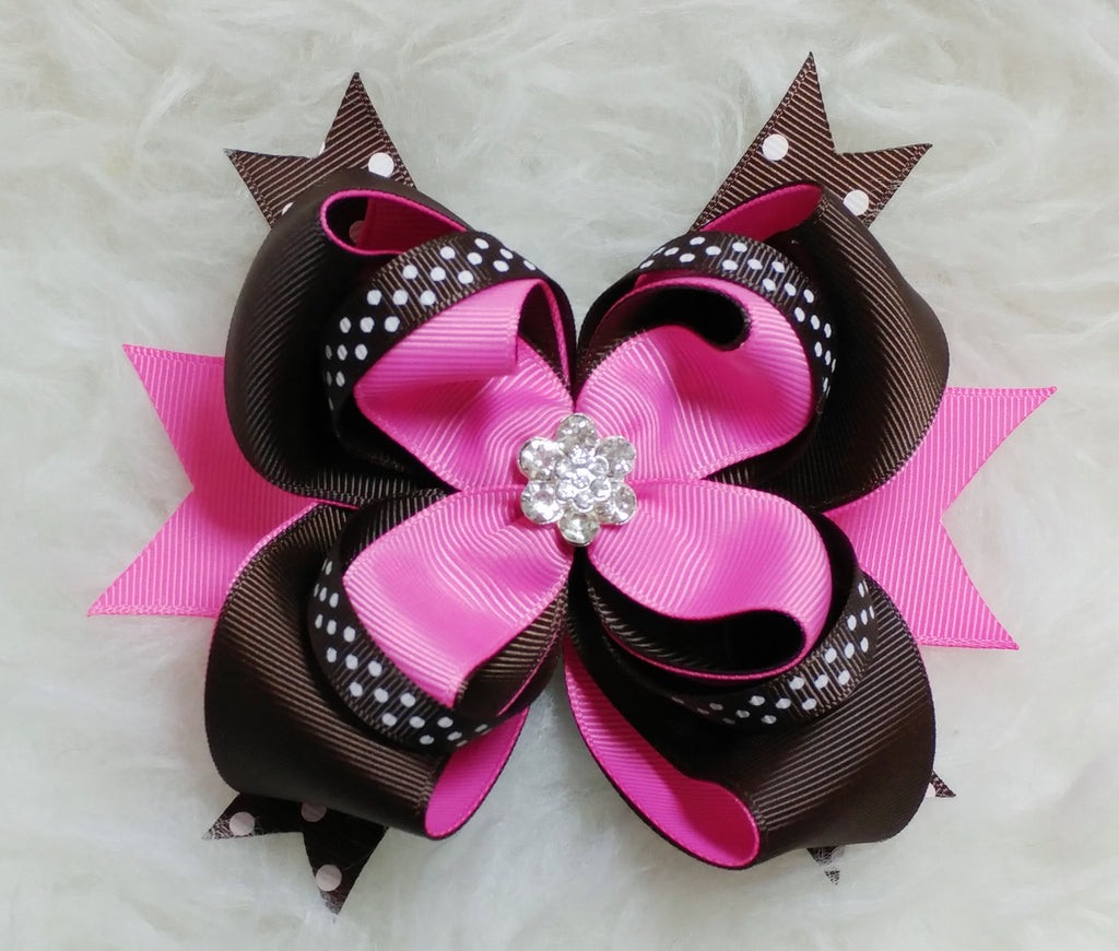 Boutique Stacked Hair Bow Hairbowstop