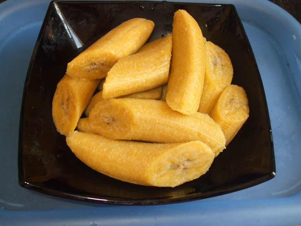 boiled plantain