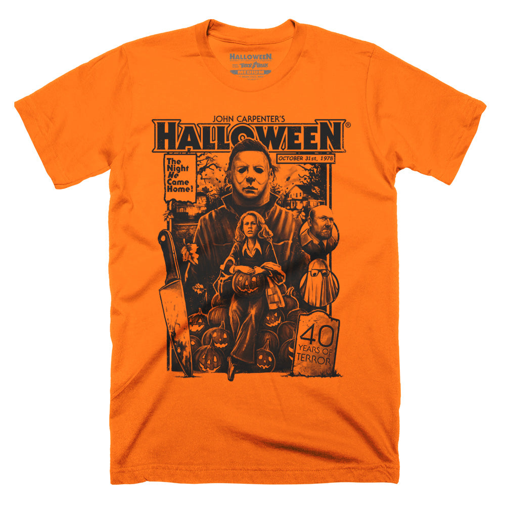 Normalisatie ruilen perzik Halloween 40 Years Of Terror T-Shirt – TerrorThreads