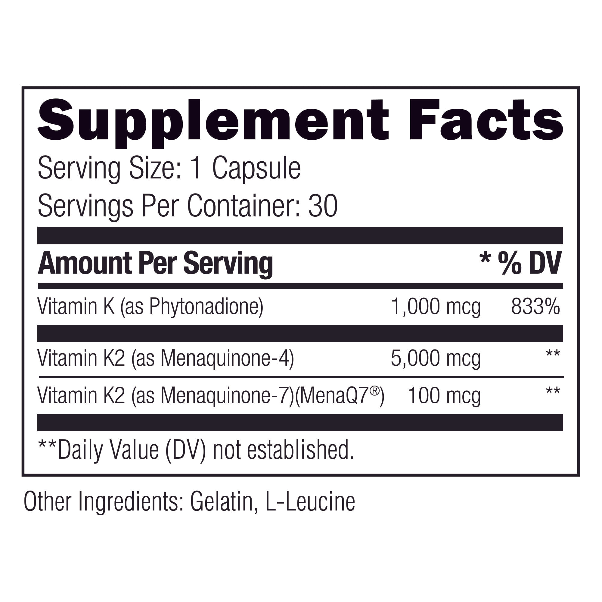 DAILY K: Vitamin K Complex
