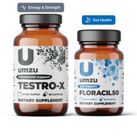 FLORACIL50 & TESTRO-X Bundle: Gut & Hormonal Support