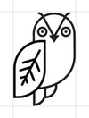 Francis owl logo mascot