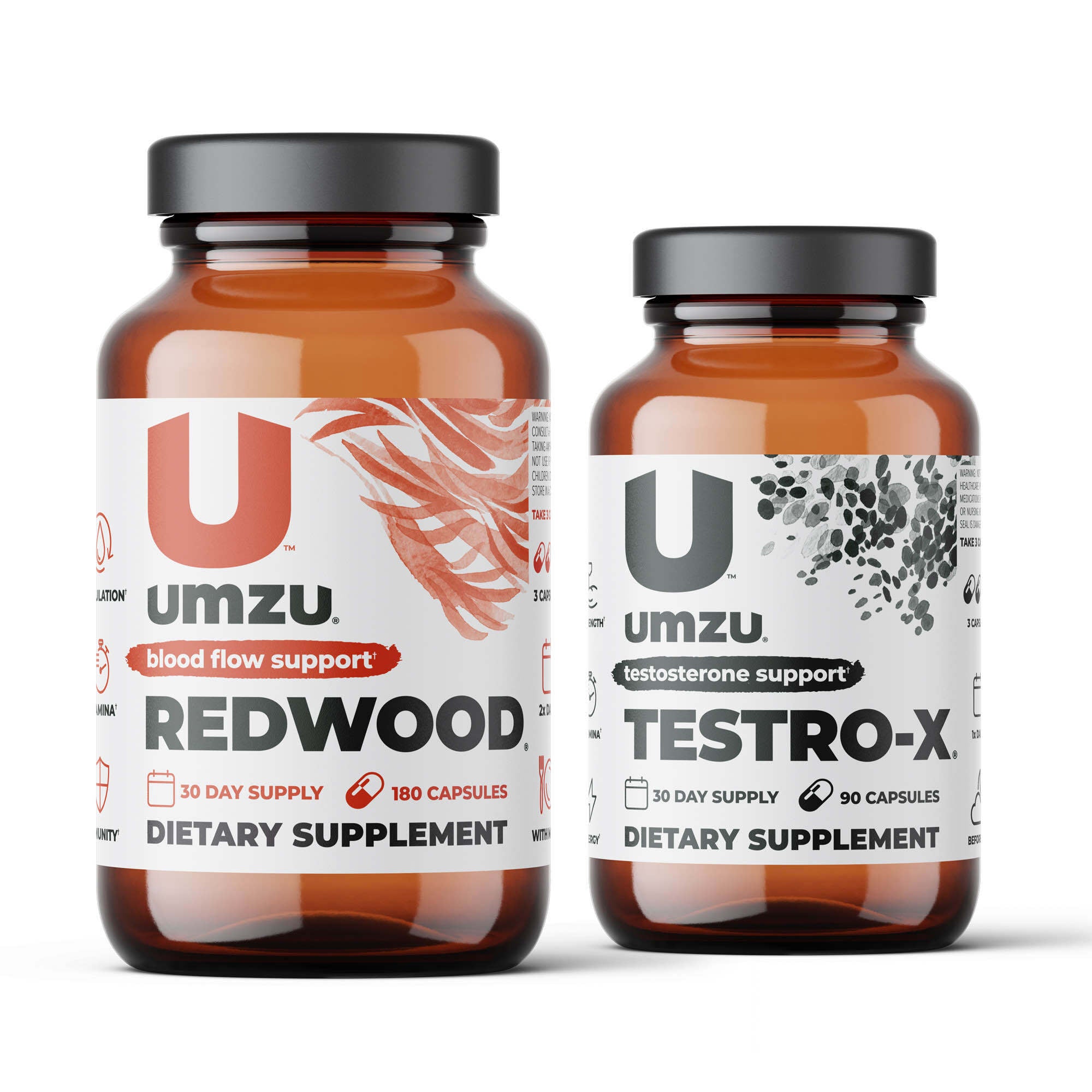 TESTRO-X & REDWOOD Bundle: Blood Flow & Hormonal Support