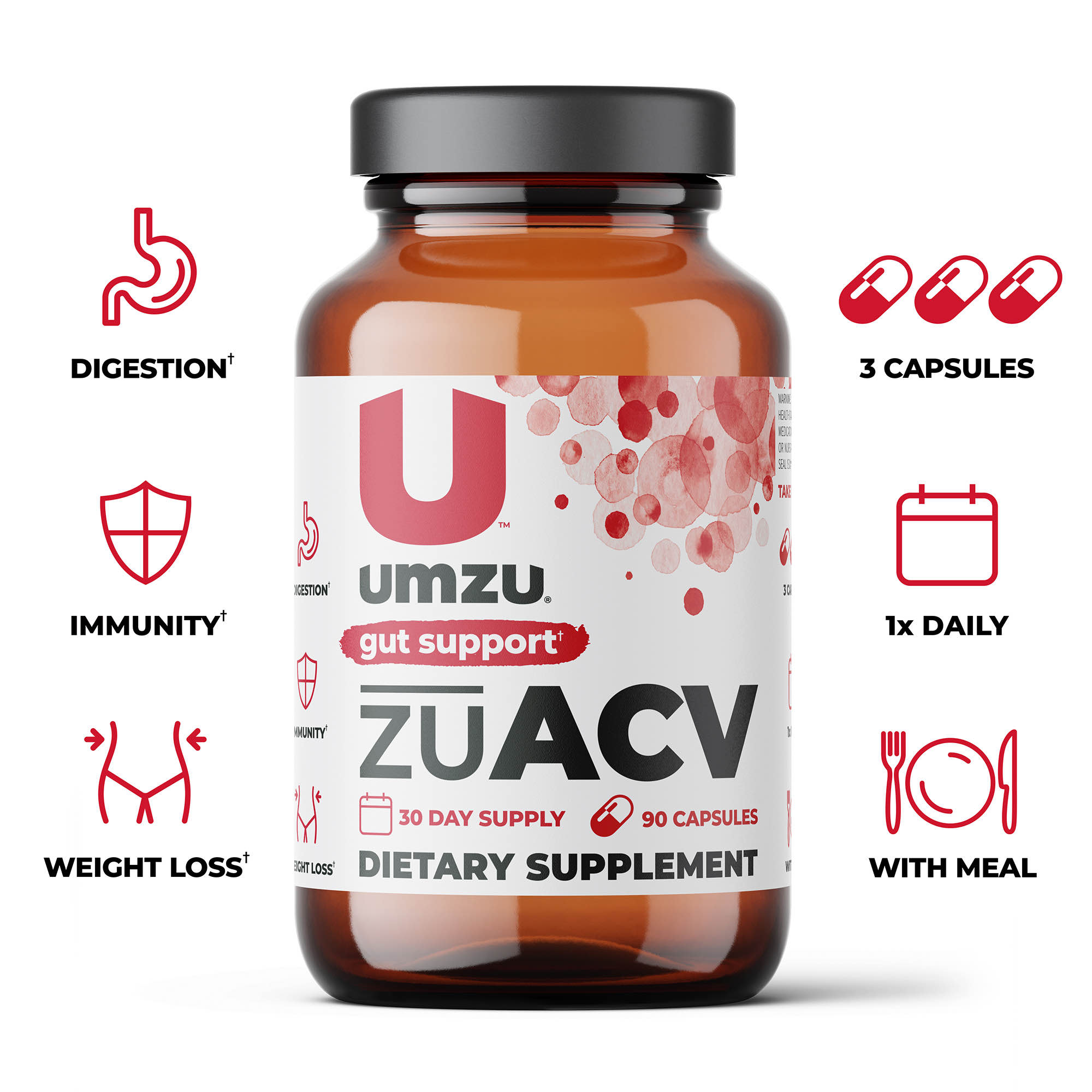 Digestion Bundle: BETAINE HCl, zuPOO, FLORACIL50, zuENZYMES & zuACV+PREBIOTICS