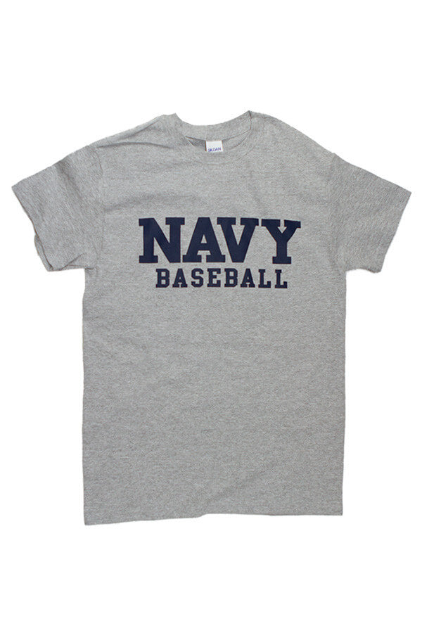 navy baseball tee