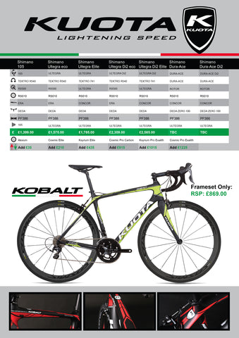 kuota 2018 bikes