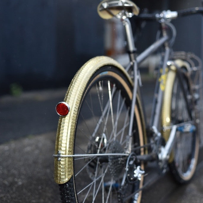 brass bicycle