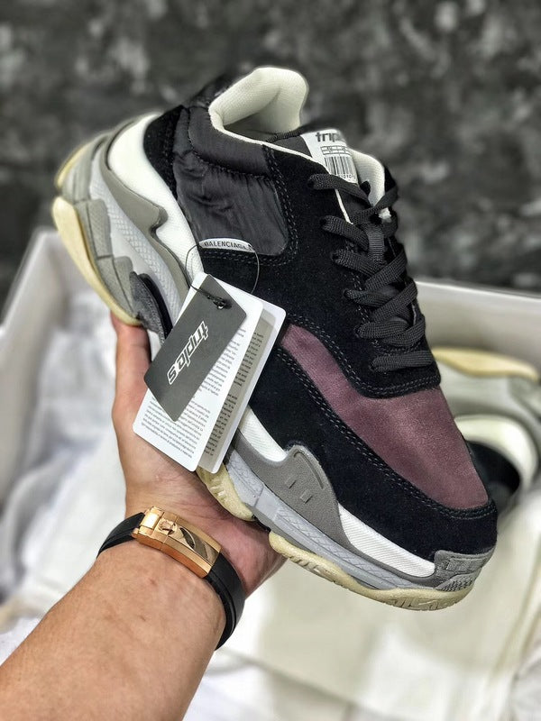 Balenciaga Triple S Leather and Mesh Sneakers in 2019