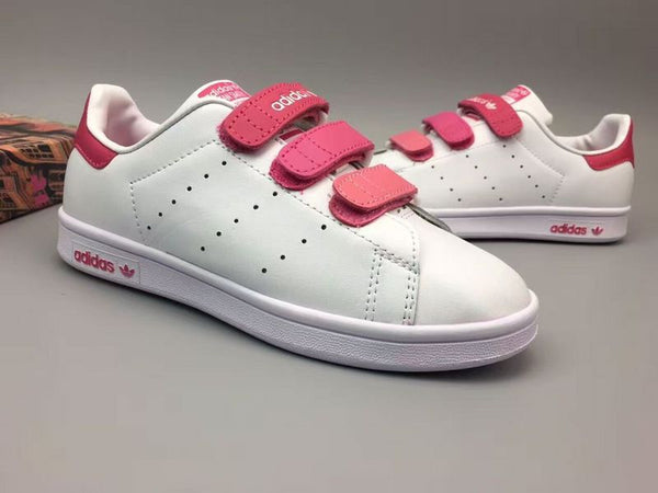 adidas stan smith velcro pink