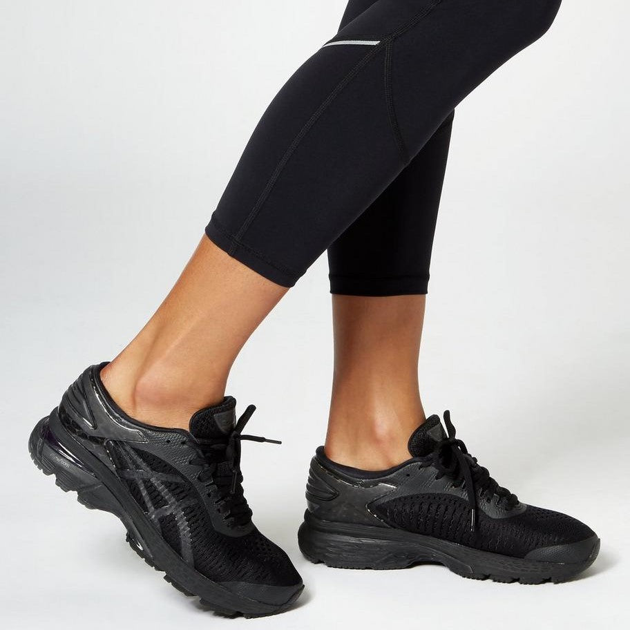 asics kayano 25 all black