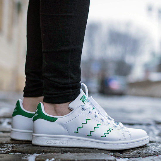 stan smith shoes zig zag