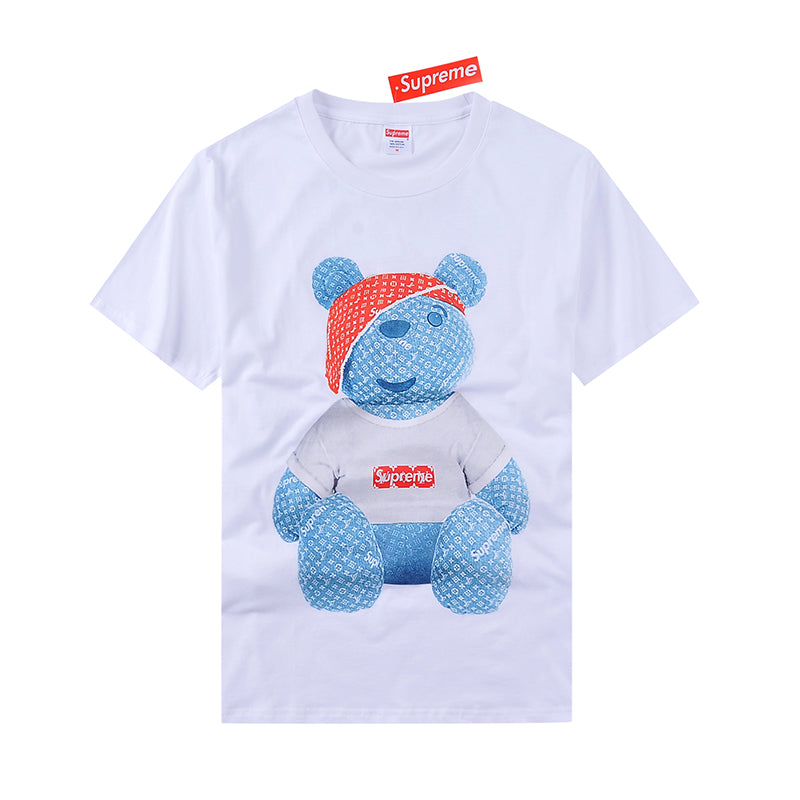 lv supreme t shirt bear