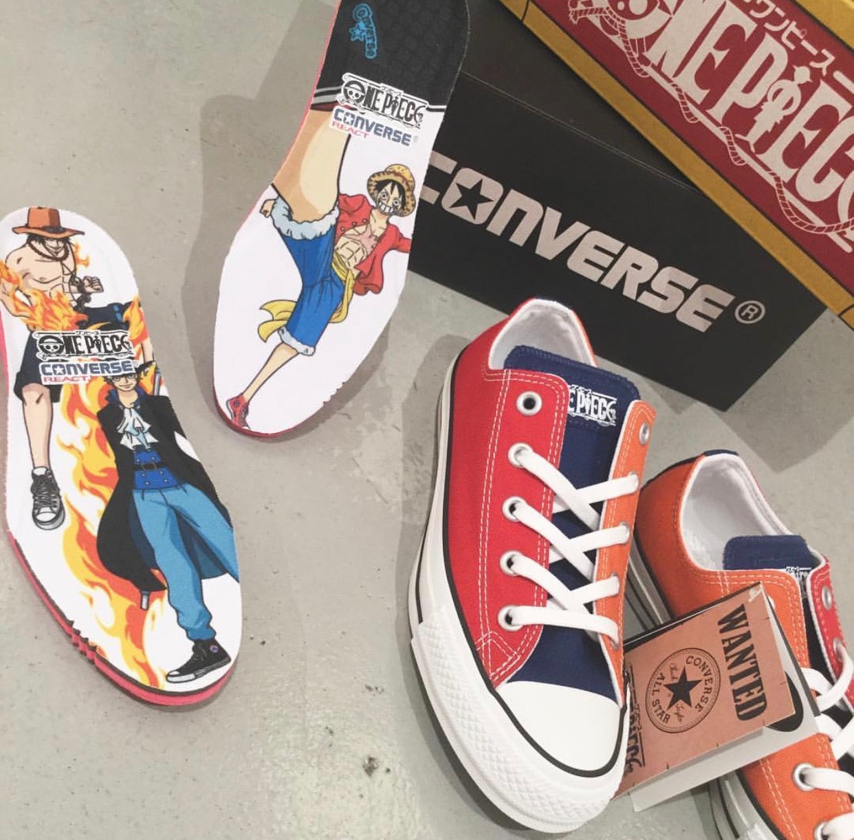 one piece x converse all star