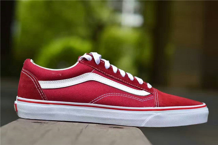 vans old skool brick red