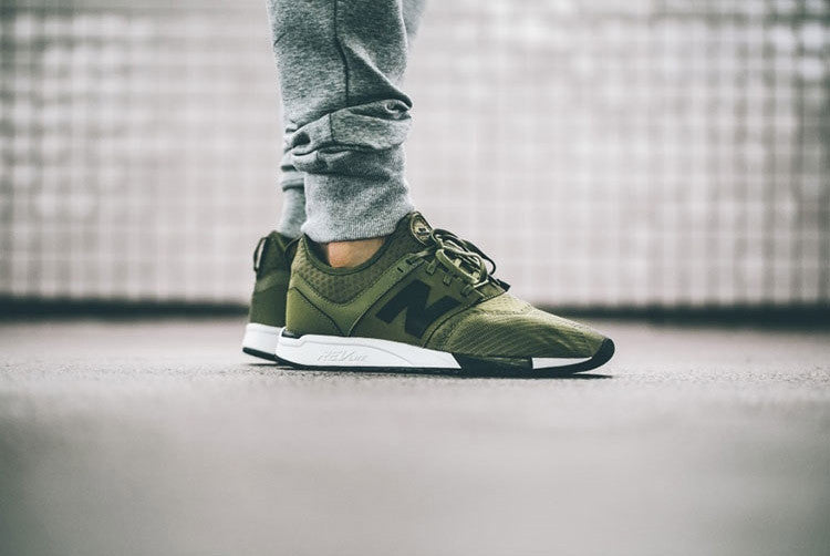 olive green new balance 247