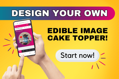 Design Your Own edible image cake topper