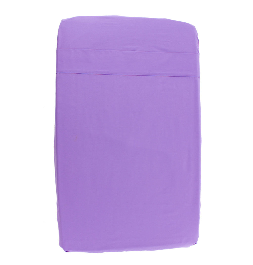 purple cot sheets