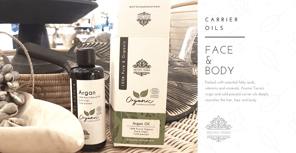 Aroma Tierra 100% pure carrier oils for face and body - Argan oil