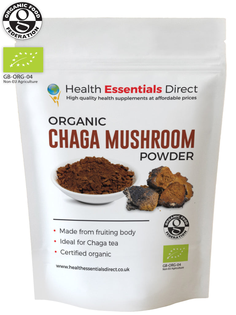 aantrekkelijk Bewijs Blanco Chaga Mushroom Powder Online UK - Health Essentials Direct