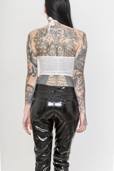 vinyl high waisted pants