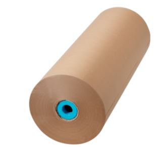 large roll of brown kraft paper