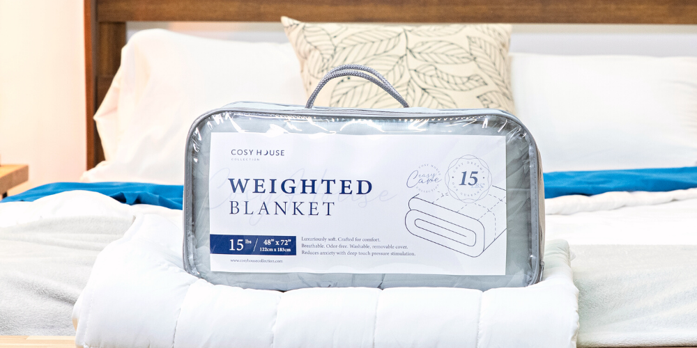 luxury bamboo weighted blanket for christmas