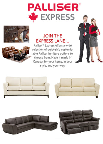 How do you find a Palliser Furniture store in Canada?