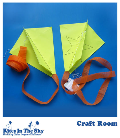 Free Paper Craft Room Kite Template