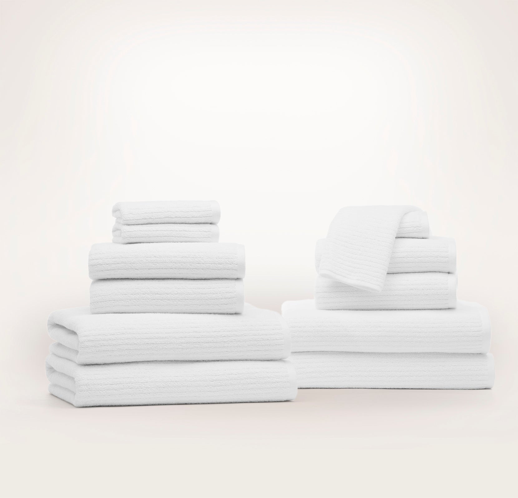 Boll & Branch Spa 6-Piece Organic Cotton Towel Set in White