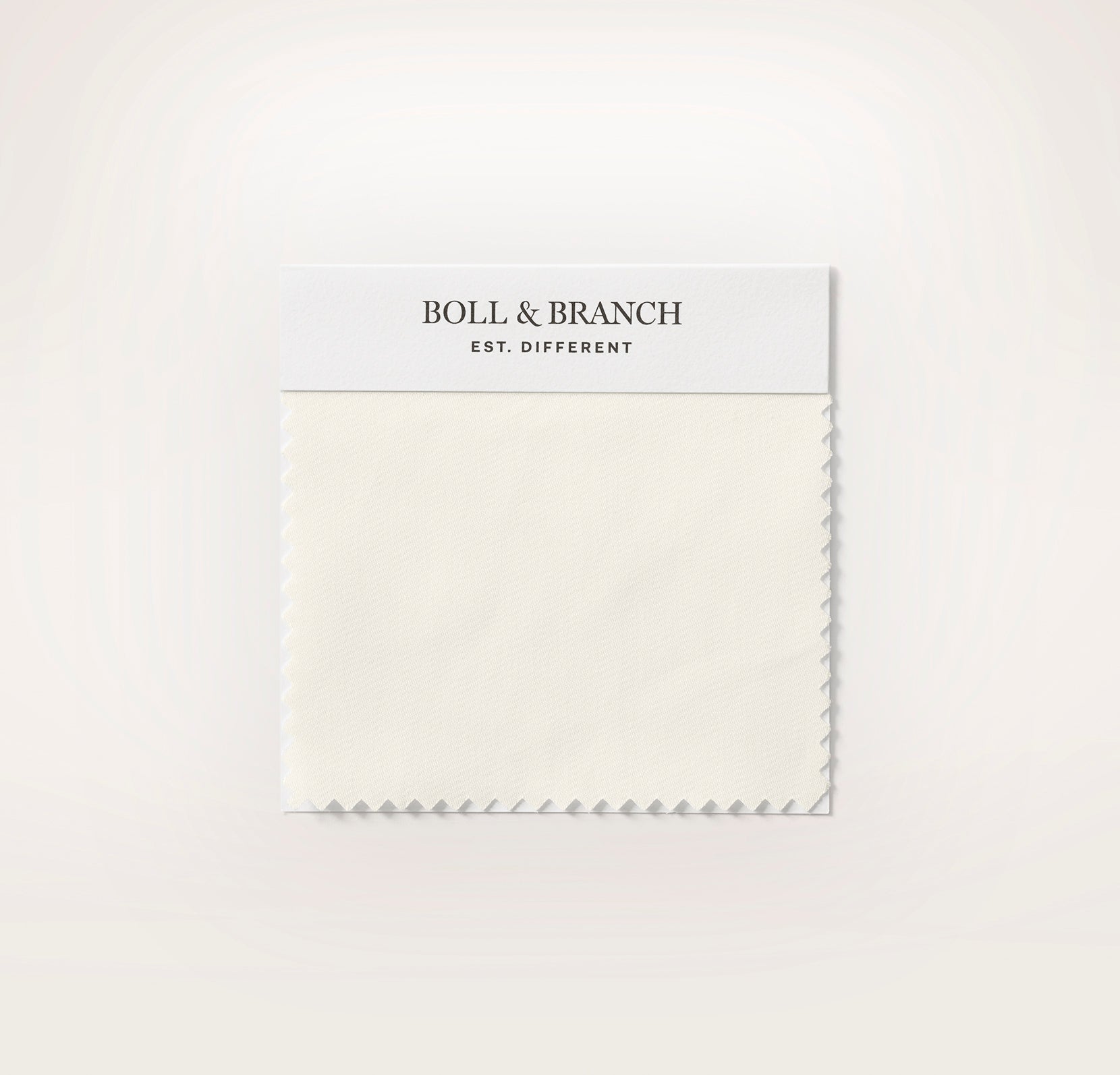 Signature Hemmed Fabric Swatch in Cream